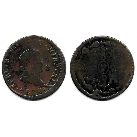 Fernando VII. 1820. 8 Maravedí (RC+)