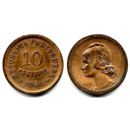(573) Portugal. 1940. 10 Centavos (MBC+)