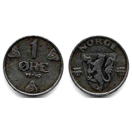 (387) Noruega. 1942. 10 Ore (BC+)