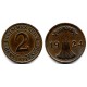 (31) Imperio Alemán (Weimar). 1924(F). 2 Rentenpfennig (MBC)