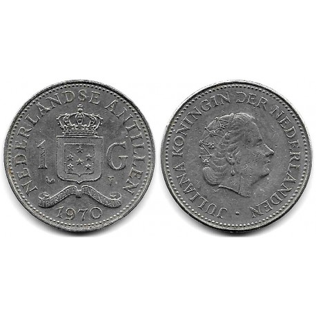 (12) Antillas Neerlandesas. 1970. 1 Gulden (MBC)