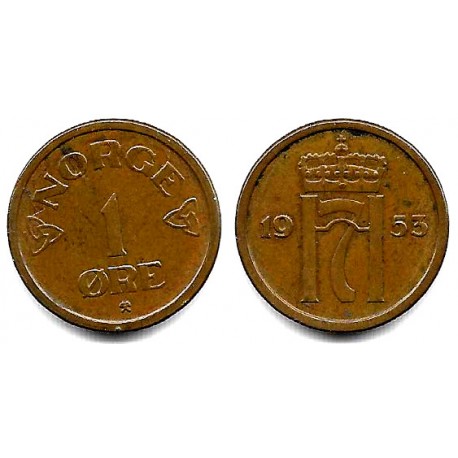 (398) Noruega. 1953. 1 Ore (MBC)