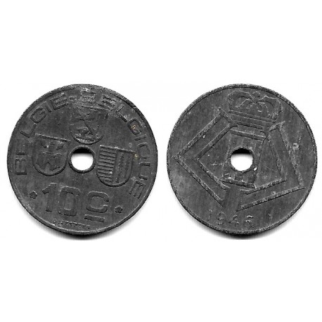 (126) Bélgica. 1946. 10 Centimes (BC+)