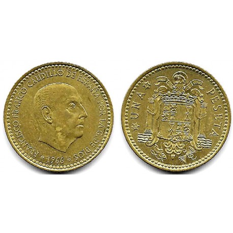 Estado Español. 1966*(19-72). 1 Peseta (EBC)