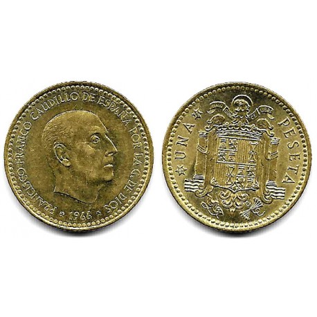 Estado Español. 1966*(19-73). 1 Peseta (EBC+)