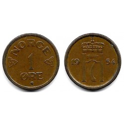 (398) Noruega. 1954. 1 Ore (MBC)