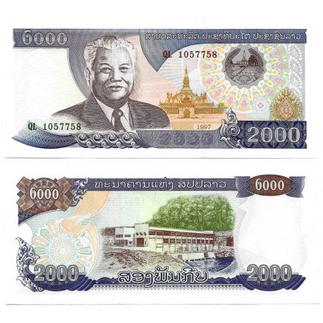(33) Laos. 1997. 2000 Kip (SC)