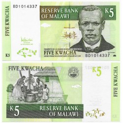 (36c) Malaui. 2005. 5 Kwacha (SC)