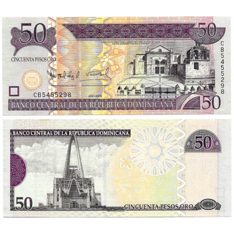 (176b) República Dominicana. 2008. 50 Pesos (EBC)