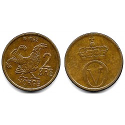 (410) Noruega. 1962. 2 Ore (EBC)