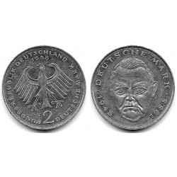 (170) Alemania. 1988(F). 2 Mark (BC+)