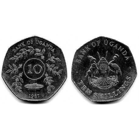 (30) Uganda. 1987. 10 Shillings (SC)