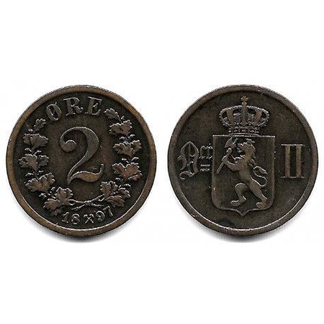(353) Noruega. 1897. 2 Ore (MBC-)
