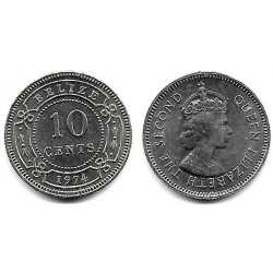 (35) Belice. 1974. 10 Cents (SC)