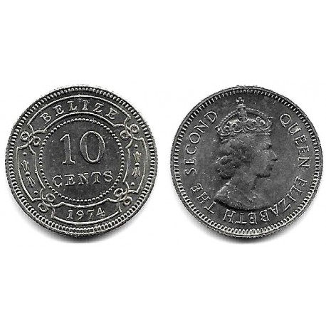 (35) Belice. 1974. 10 Cents (SC)