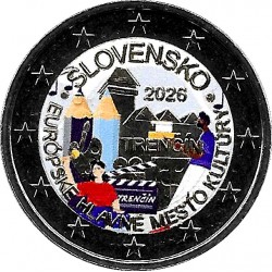 Eslovaquia. 2026. 2 Euro (SC) Coloreada
