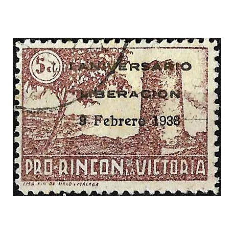 Viñeta Política. Pro Rincon de la Victoria. 5 Céntimos (Usado)