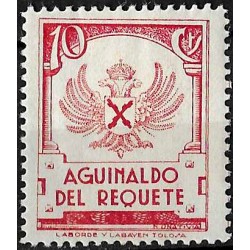 Viñeta. Aguinaldo del Requeté. 10 Céntimos (Nuevo, con señal de fijasellos)