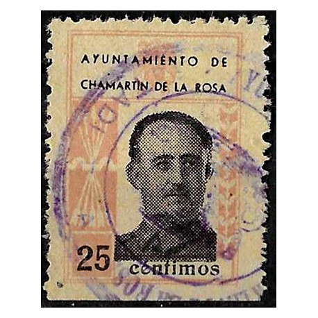 Viñeta. Ayuntamiento de Chamartín de la Rosa. 25 Céntimos (Usado)