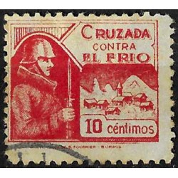 Viñeta. Cruzada contra el Frío. 10 Céntimos (Usado)