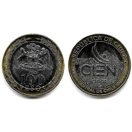 Chile. 2025. 100 Pesos (SC)