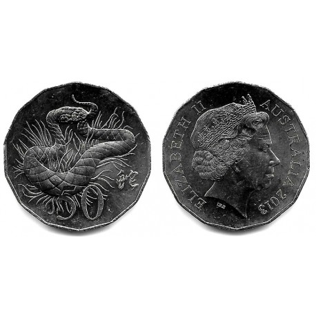 Australia. 2013. 50 Cents (SC) Serpiente