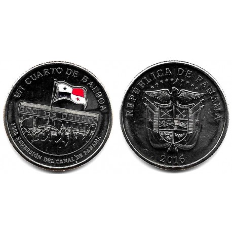 Panamá. 2016. ¼ Balboa (SC)