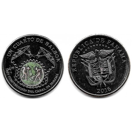 Panamá. 2016. ¼ Balboa (SC)
