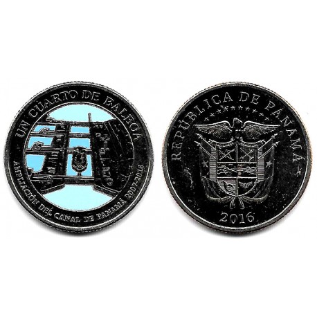 Panamá. 2016. ¼ Balboa (SC)