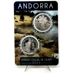 Andorra. 2024. 1,25 Euro + 1,25 Euro (SC)