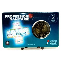 Italia. 2021. Coincard 2 Euro (SC) Sanitarios