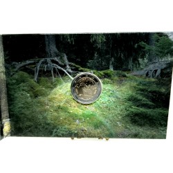 Estonia. 2021. Coincard 2 Euro (SC) Canus Lupus