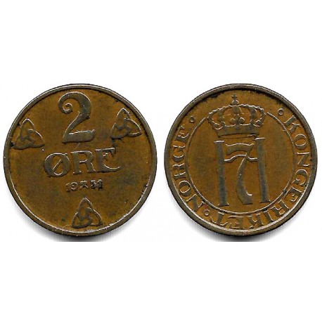 (371) Noruega. 1951. 2 Ore (MBC)