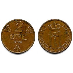 (371) Noruega. 1939. 2 Ore (MBC)