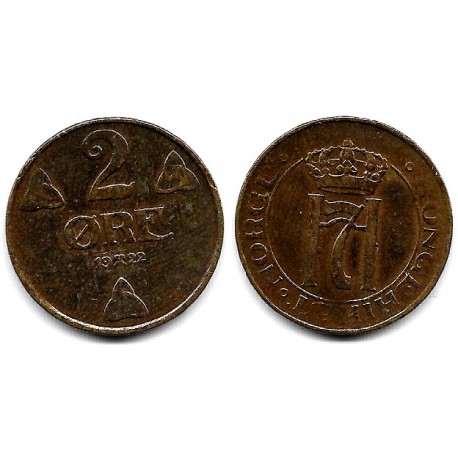 (371) Noruega. 1922. 2 Ore (MBC)