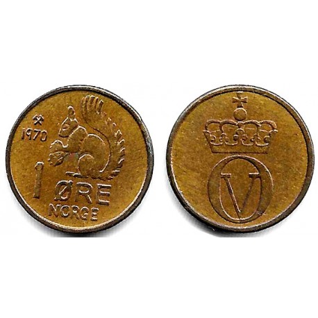 (403) Noruega. 1970. 1 Ore (MBC+)