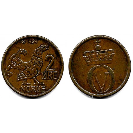 (410) Noruega. 1959. 2 Ore (MBC)