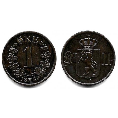 (352) Noruega. 1884. 1 Ore (EBC)