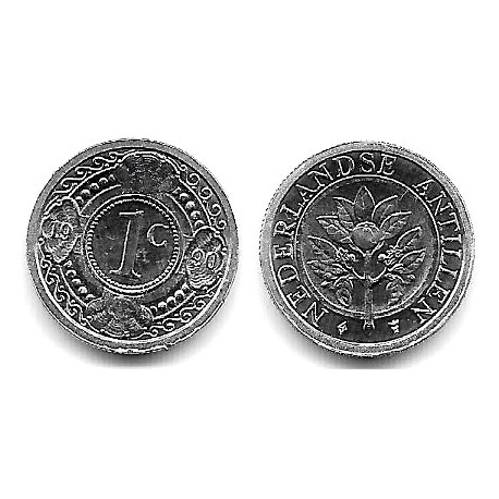 (32) Antillas Neerlandesas. 1990. 1 Cent (SC)