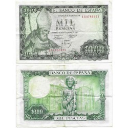 Estado Español. 1965. 1000 Pesetas (MBC-) Serie 1G