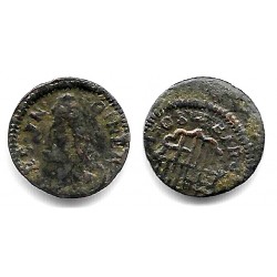 Carlos III (Arch. Austria). 1708. Dinero (BC/BC+) Ceca de Barcelona