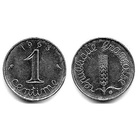 (928) Francia. 1963. 1 Centime (EBC)