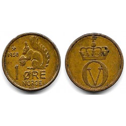 (403) Noruega. 1958. 1 Ore (MBC)