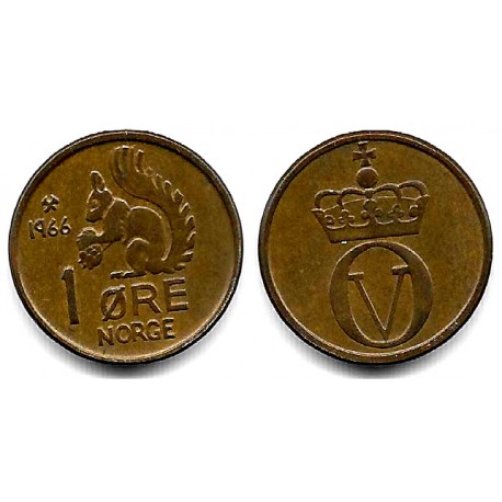 (403) Noruega. 1966. 1 Ore (MBC)