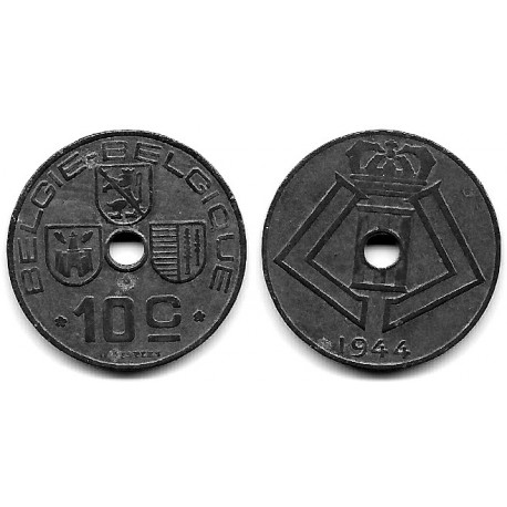(126) Bélgica. 1944. 10 Centimes (MBC)