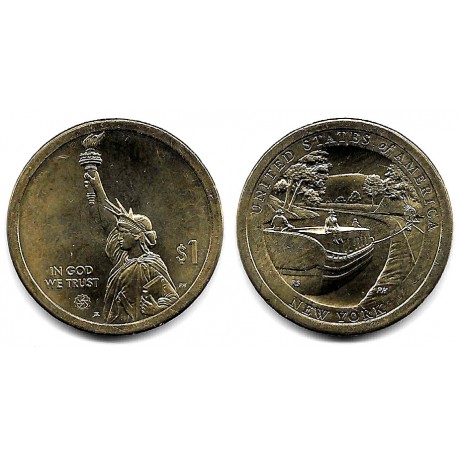 Estados Unidos de América. 2021(P). 1 Dollar (EBC+) New York