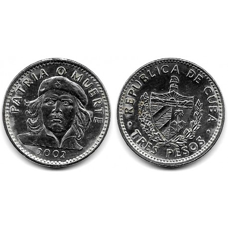 (346a) Cuba. 2002. 3 Pesos (EBC)