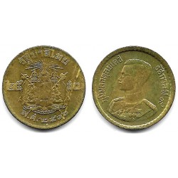 (Y80) Tailandia. 1957(2500). 25 Satang (EBC)
