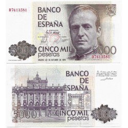 España. 1979. 5000 Pesetas (EBC) Serie D