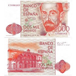 España. 1980. 2000 Pesetas (EBC) Serie C